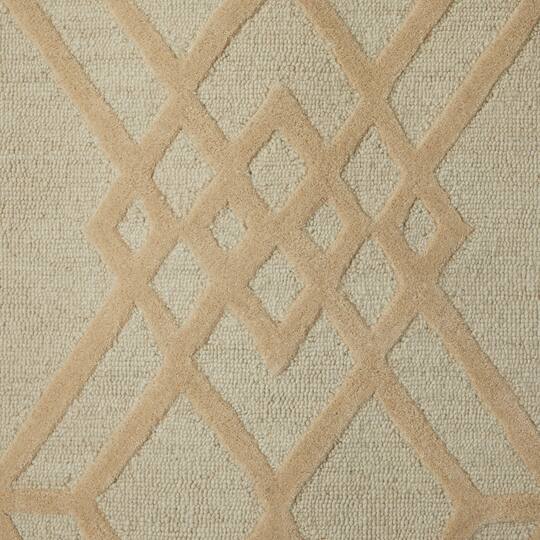 Beige Contemporary 5' x 8' Area Rug